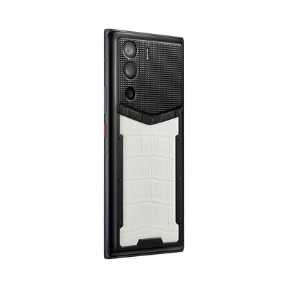 VERTU METAVERTU CURVE PHONE CREAMY WHITE ALLIGATOR SKIN, view 2