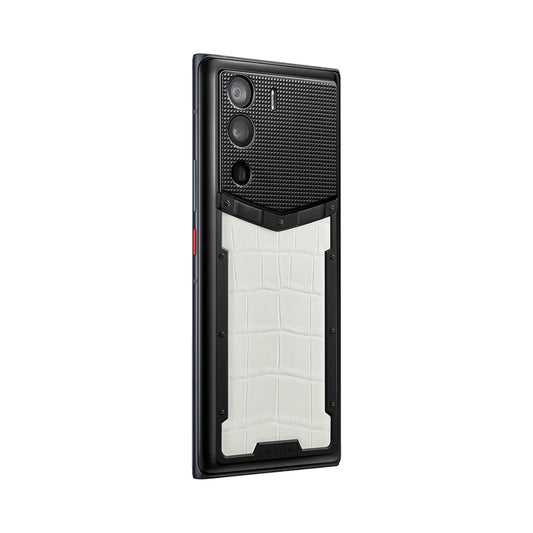 VERTU METAVERTU CURVE PHONE CREAMY WHITE ALLIGATOR SKIN, view 2