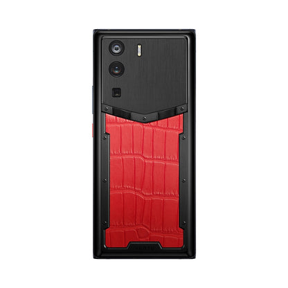 VERTU METAVERTU CURVE PHONE FLAME RED ALLIGATOR SKIN, view 1