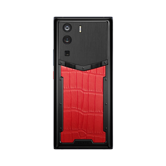 VERTU METAVERTU CURVE PHONE FLAME RED ALLIGATOR SKIN, view 1