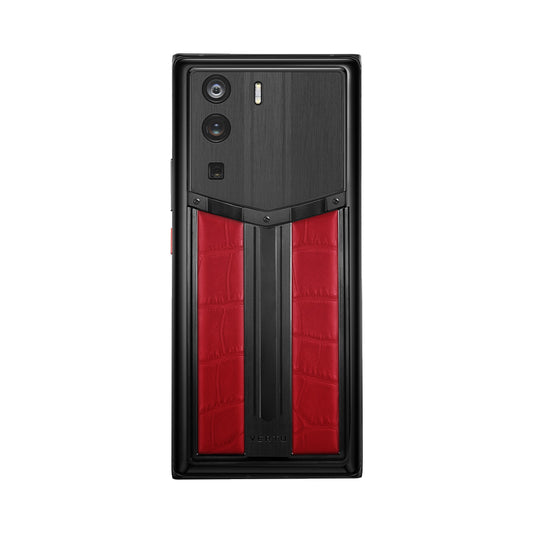 VERTU METAVERTU CURVE PHONE FLAME RED RACE TRACK ALLIGATOR SKIN, view 1