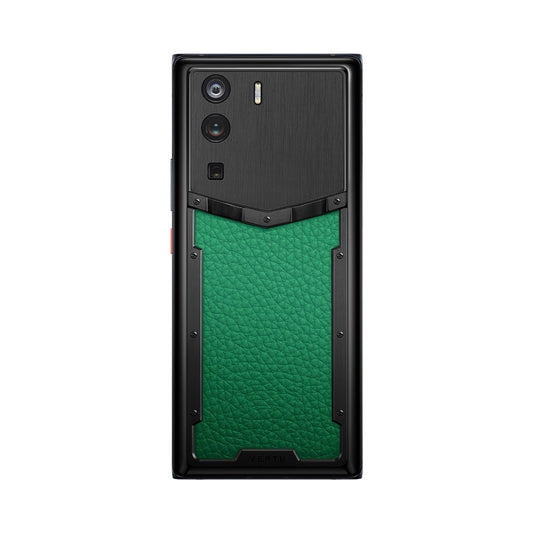 VERTU METAVERTU CURVE PHONE GREEN GRAINED CALFSKIN, view 1