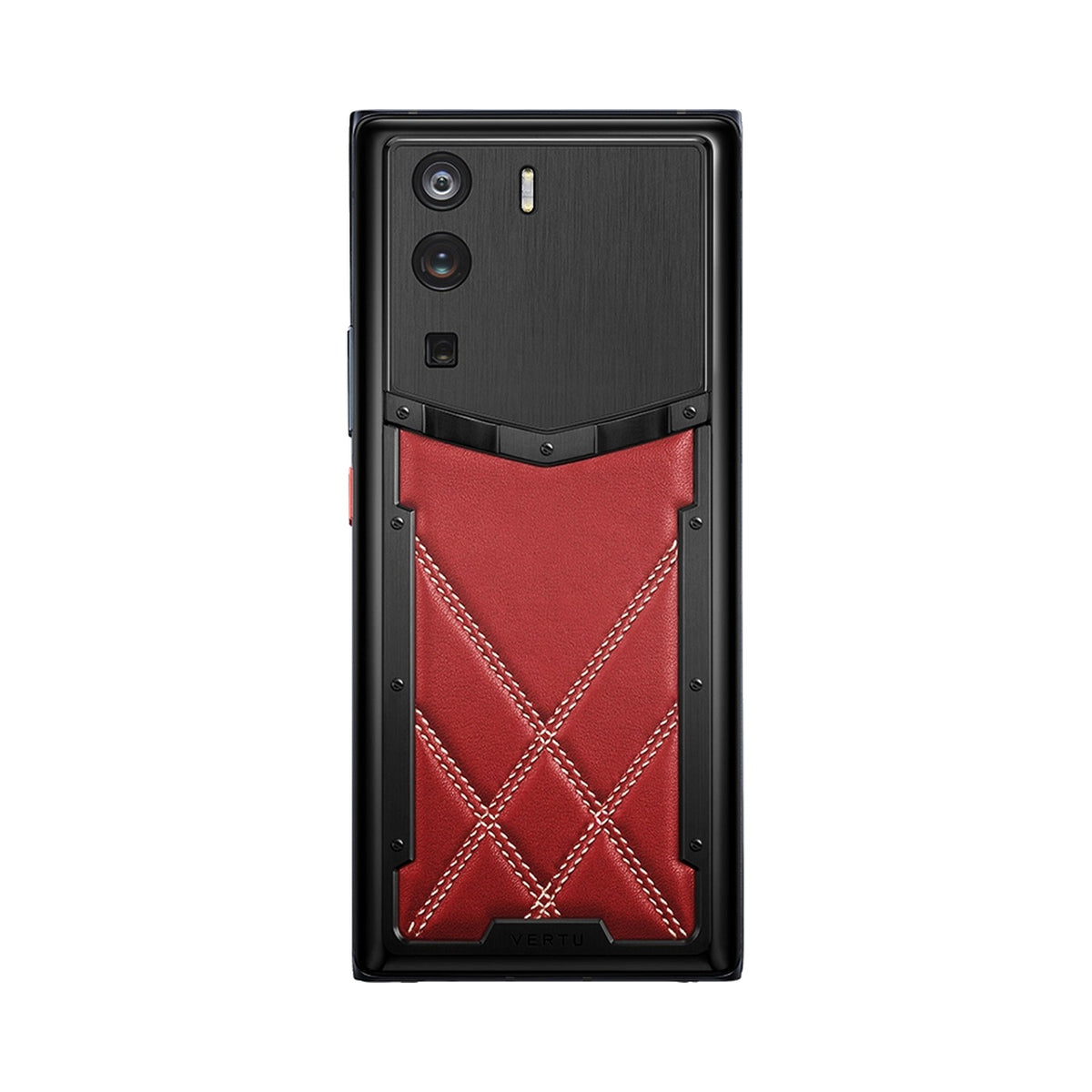 VERTU METAVERTU CURVE PHONE RETRO RED STITCHED CALFSKIN, view 1