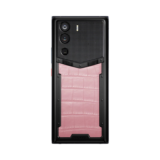 VERTU METAVERTU CURVE PHONE SAKURA PINK ALLIGATOR SKIN, view 1