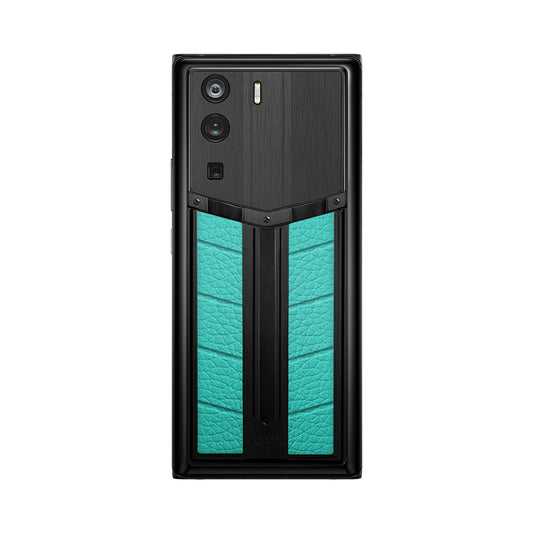VERTU METAVERTU CURVE PHONE VERONA GREEN RACE TRACK CALFSKIN, view 1