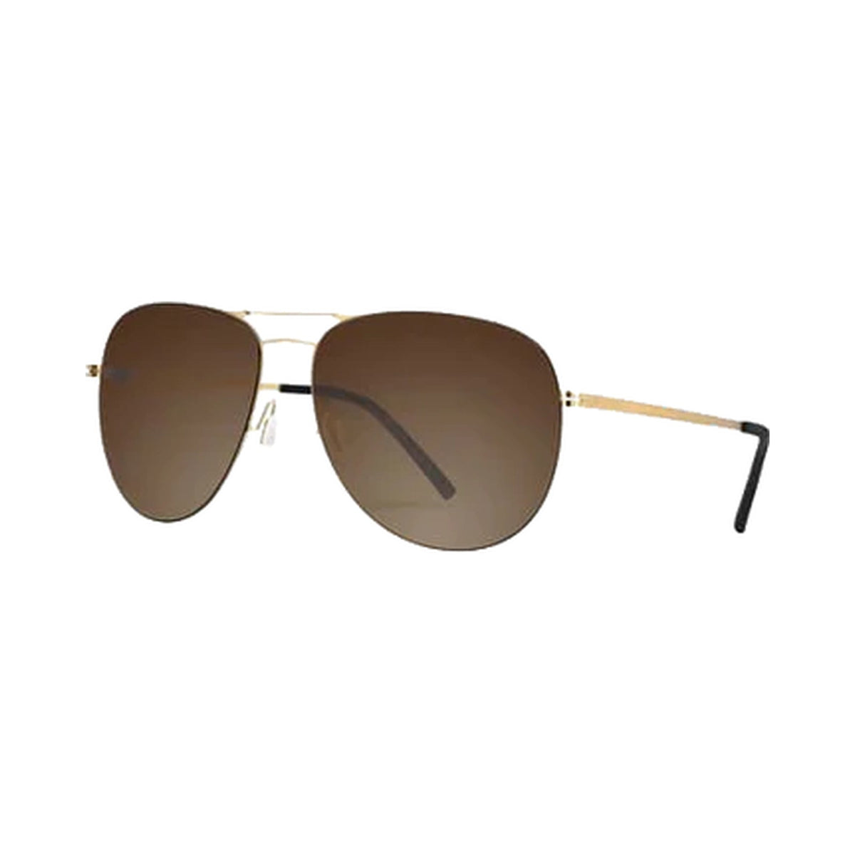 VERTU POLARIZED AVIATOR SUNGLASSES BROWN, view 2