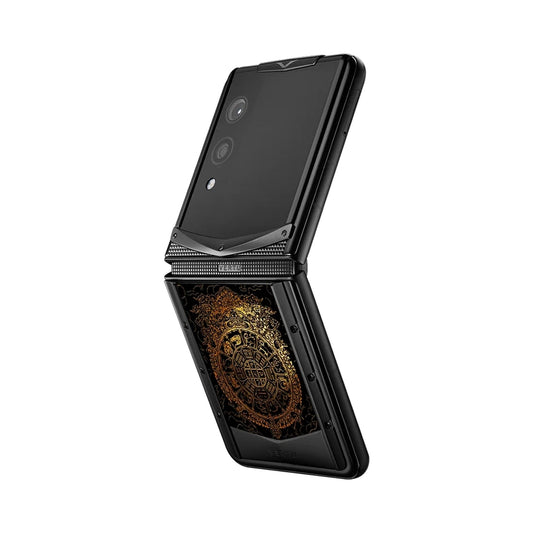VERTU QUANTUM FLIP PHONE BAGUA GILDED LACQUER, view 1