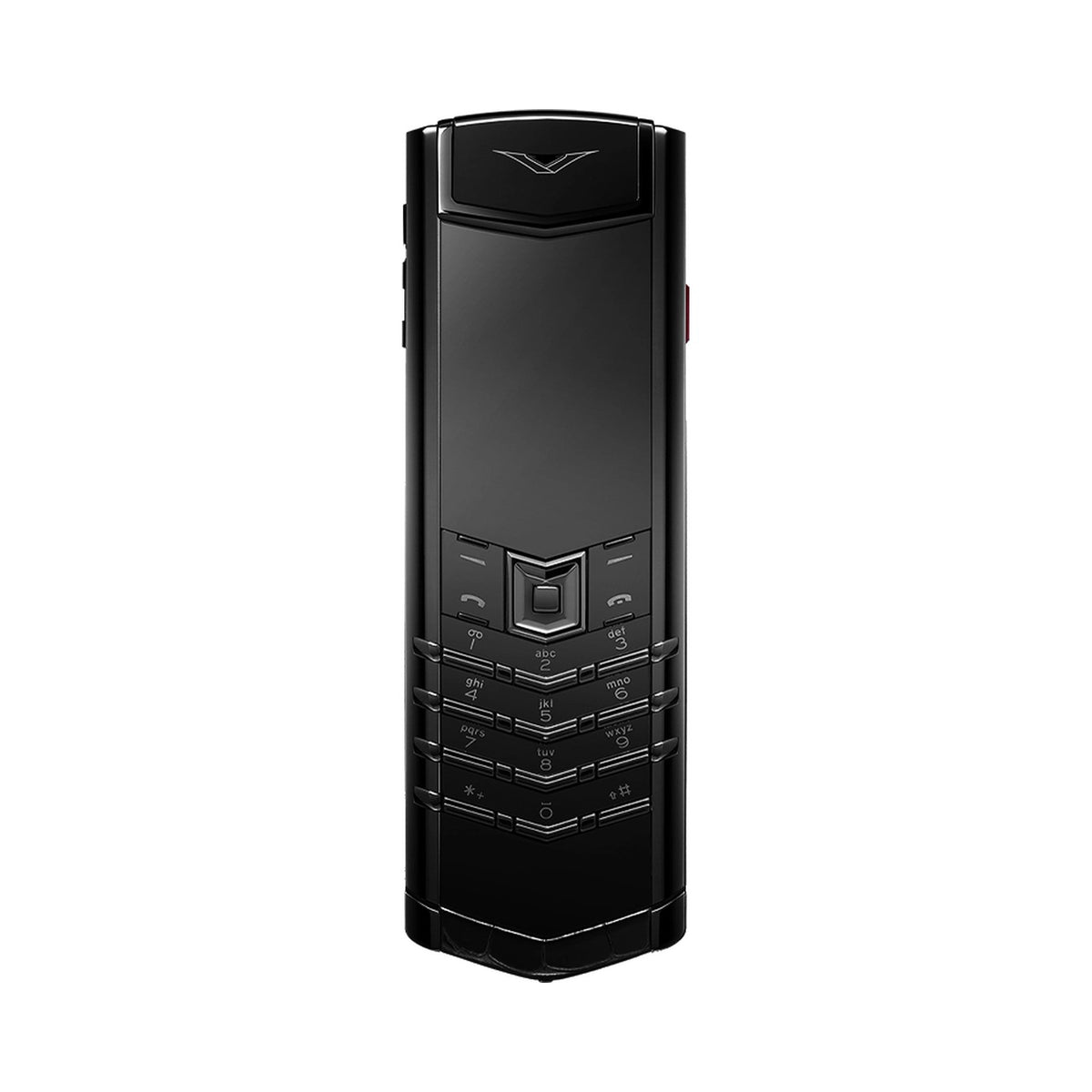 VERTU SIGNATURE S+ PHONE BLACK STEEL BASALT BLACK ALLIGATOR SKIN, view 1
