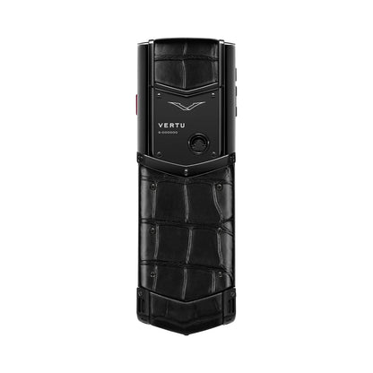 VERTU SIGNATURE S+ PHONE BLACK STEEL BASALT BLACK ALLIGATOR SKIN, view 4