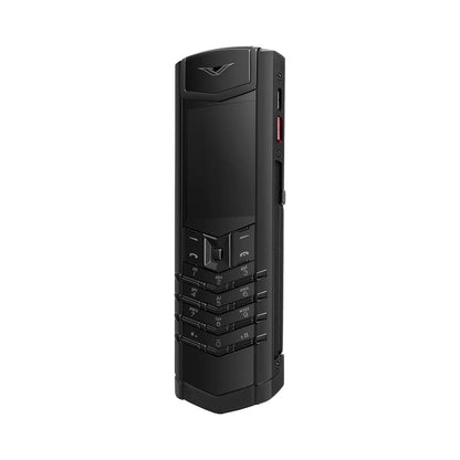 VERTU SIGNATURE S+ PHONE BLACK STEEL BLACK CALFSKIN, view 3