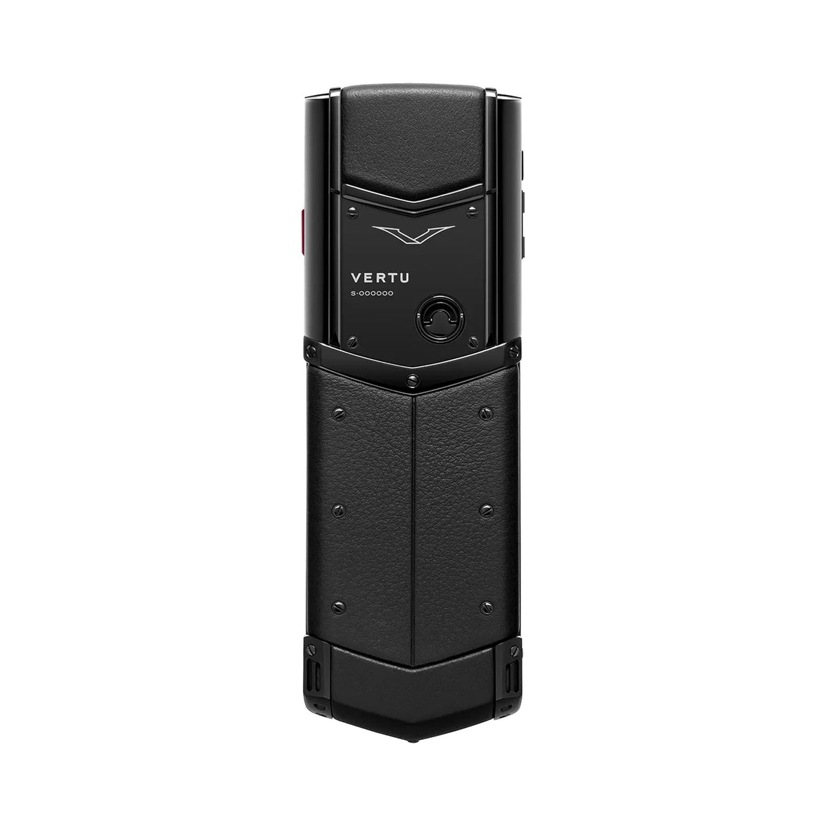 VERTU SIGNATURE S+ PHONE BLACK STEEL BLACK CALFSKIN, view 4