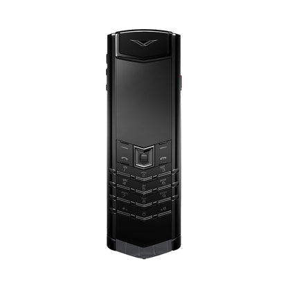 VERTU SIGNATURE S+ PHONE BLACK STEEL ELEPHANT GREY ALLIGATOR SKIN, view 1