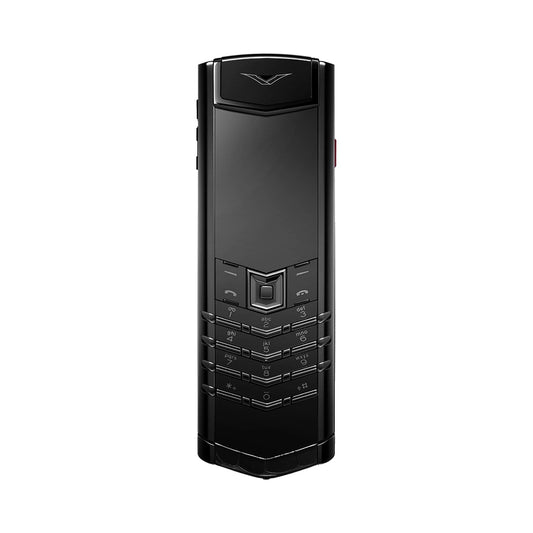 VERTU SIGNATURE S+ PHONE BLACK STEEL NAVY BLUE ALLIGATOR SKIN, view 1