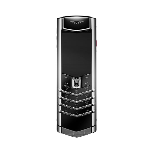 VERTU SIGNATURE S+ PHONE WHITE STEEL ELEPHANT GREY ALLIGATOR SKIN, view 1