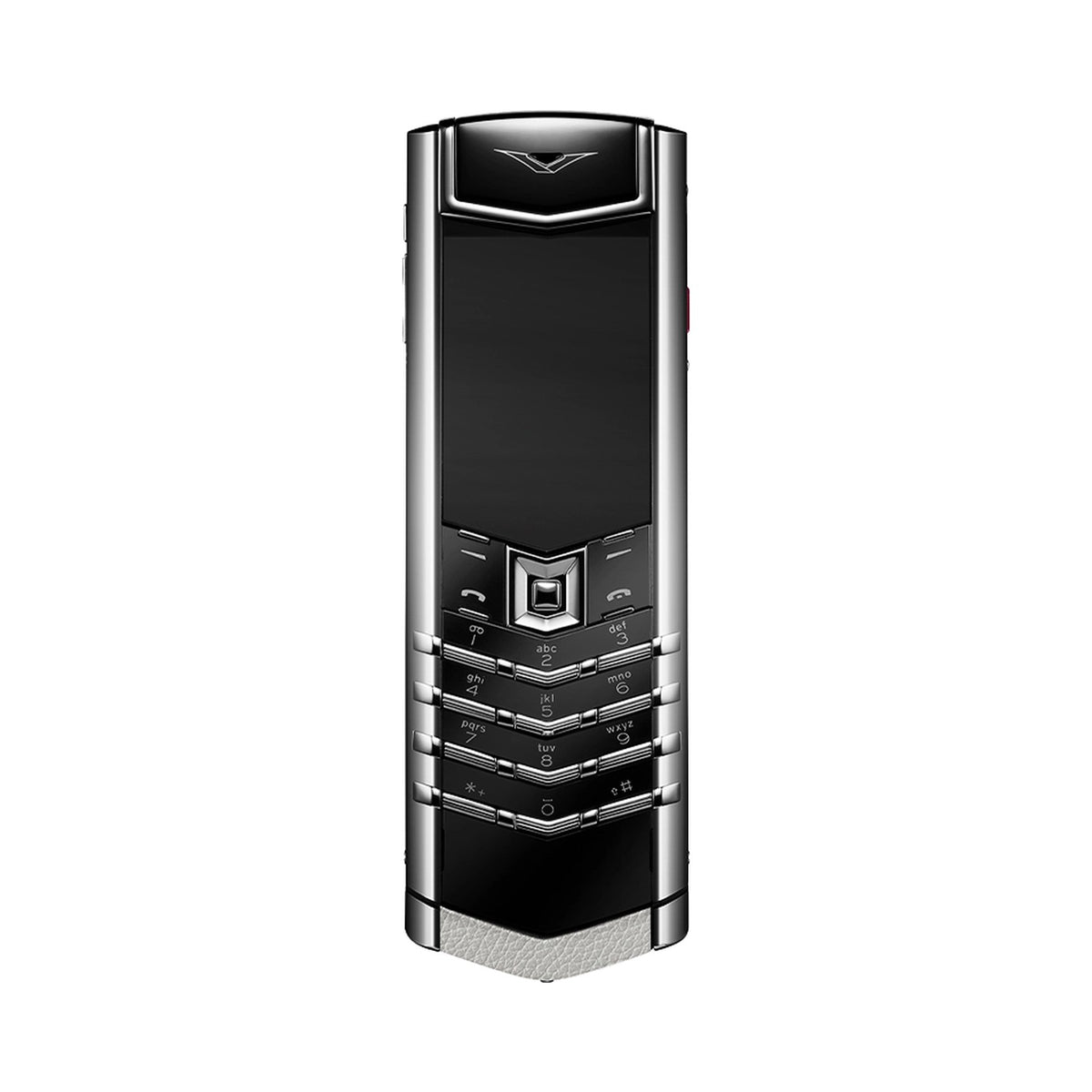 VERTU SIGNATURE S+ PHONE WHITE STEEL WHITE CALFSKIN, view 1