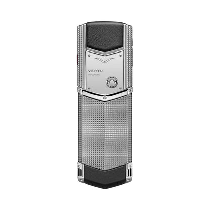 VERTU SIGNATURE V PHONE CLOUS DE PARIS PURE SILVER, view 1