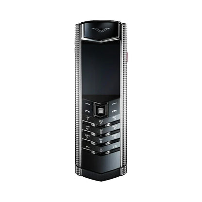 VERTU SIGNATURE V PHONE CLOUS DE PARIS PURE SILVER, view 2