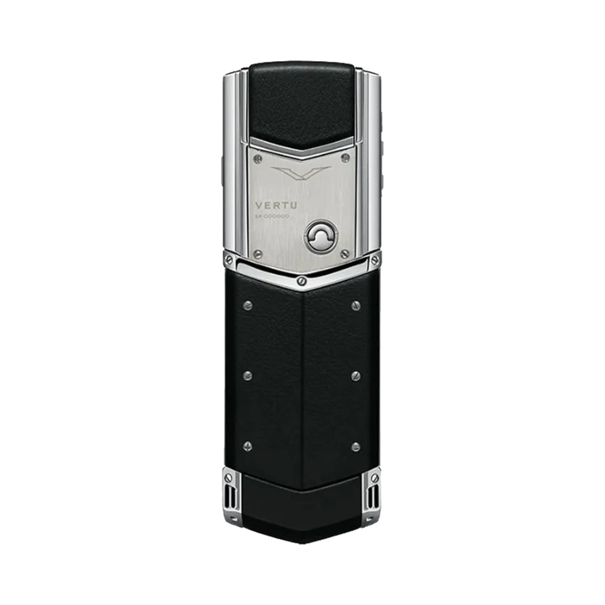 VERTU SIGNATURE V PHONE JADE BLACK CALFSKIN, view 1