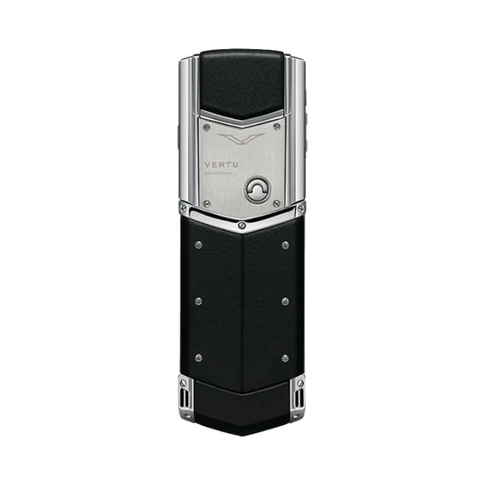 VERTU SIGNATURE V PHONE JADE BLACK CALFSKIN, view 1