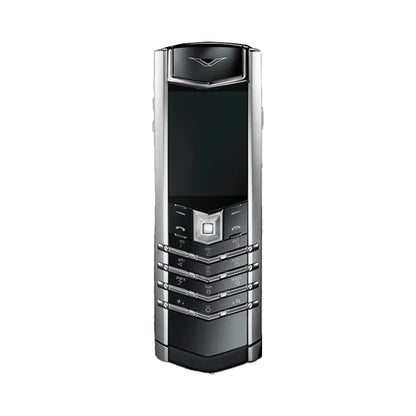 VERTU SIGNATURE V PHONE JADE BLACK CALFSKIN, view 2
