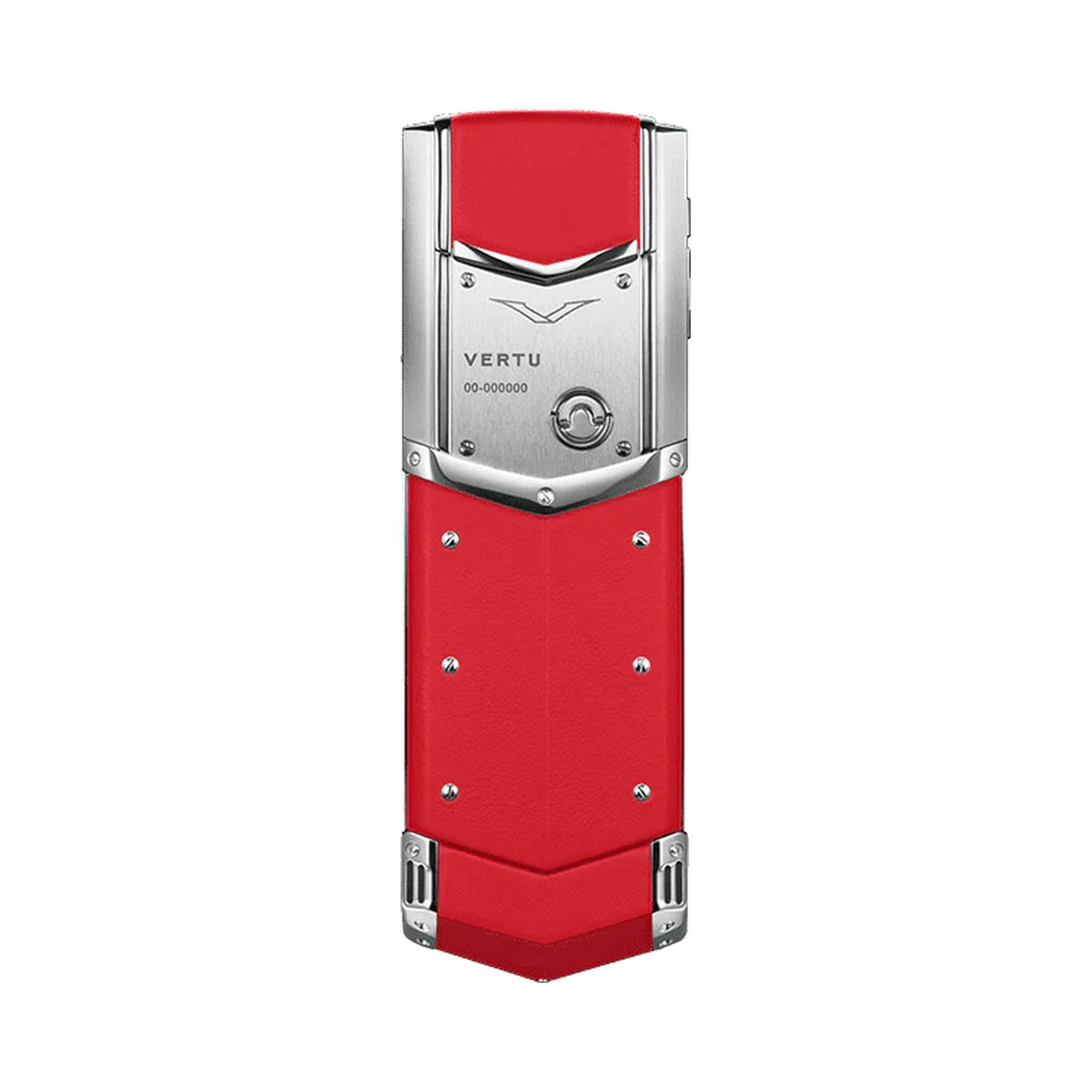 VERTU SIGNATURE V PHONE RASPBERRY RED CALFSKIN, view 1