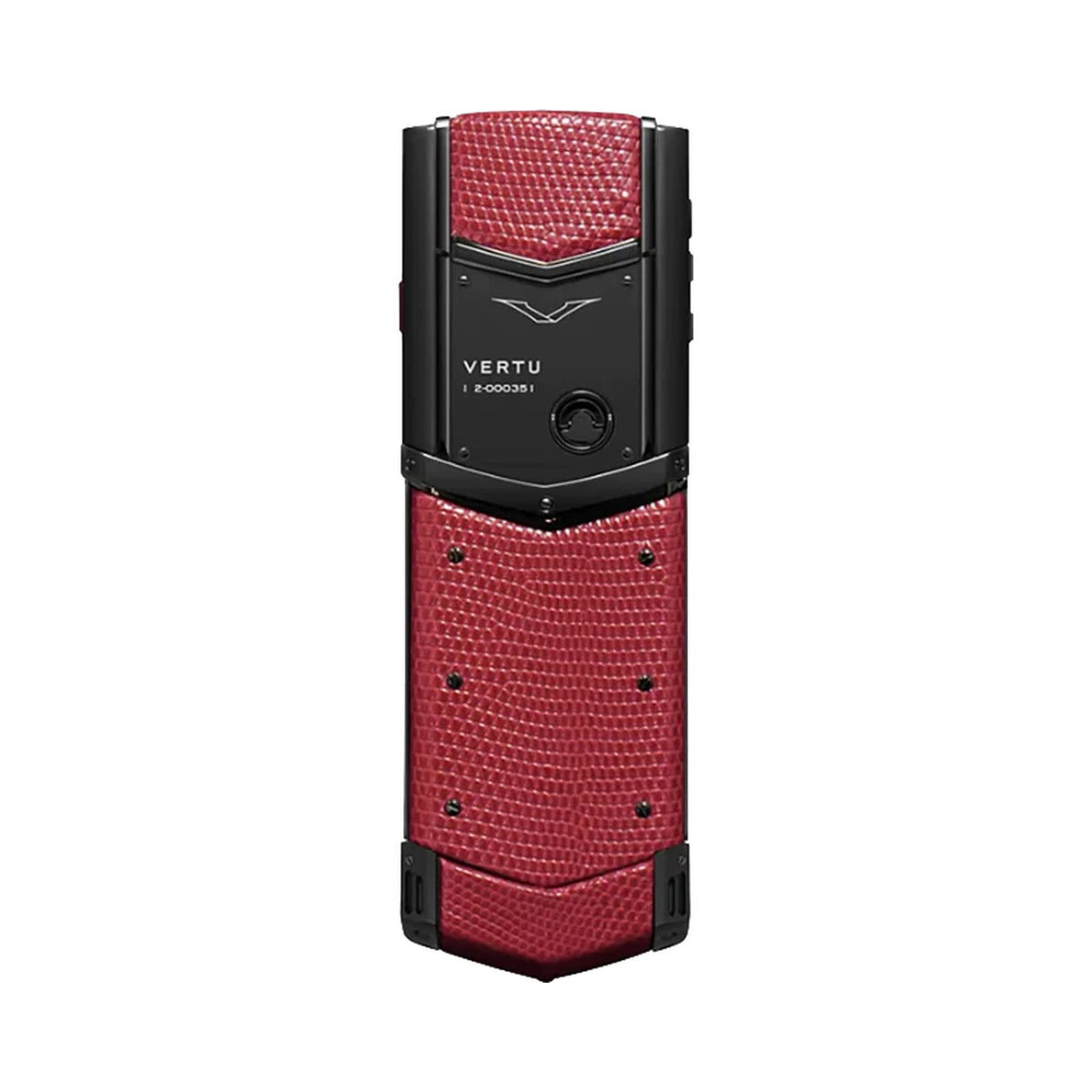 VERTU SIGNATURE V PHONE RED LIZARD SKIN, view 1
