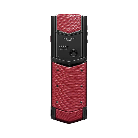 VERTU SIGNATURE V PHONE RED LIZARD SKIN, view 1