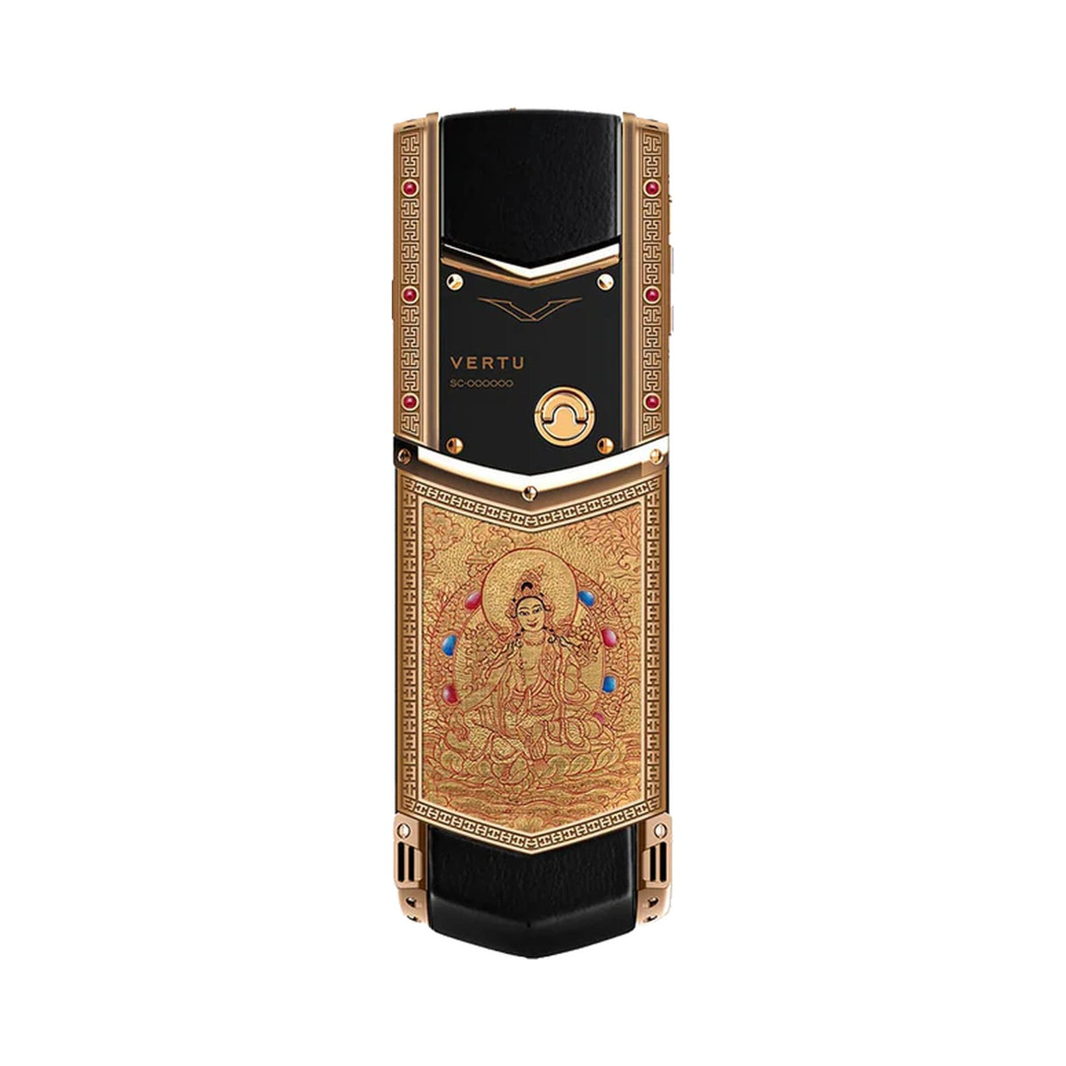 VERTU SIGNATURE V PHONE THANGKA WHITE TARA PURE GOLD, view 1