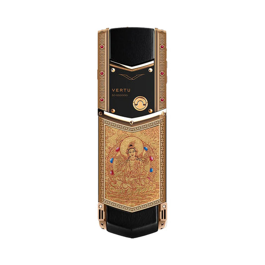 VERTU SIGNATURE V PHONE THANGKA WHITE TARA PURE GOLD, view 1