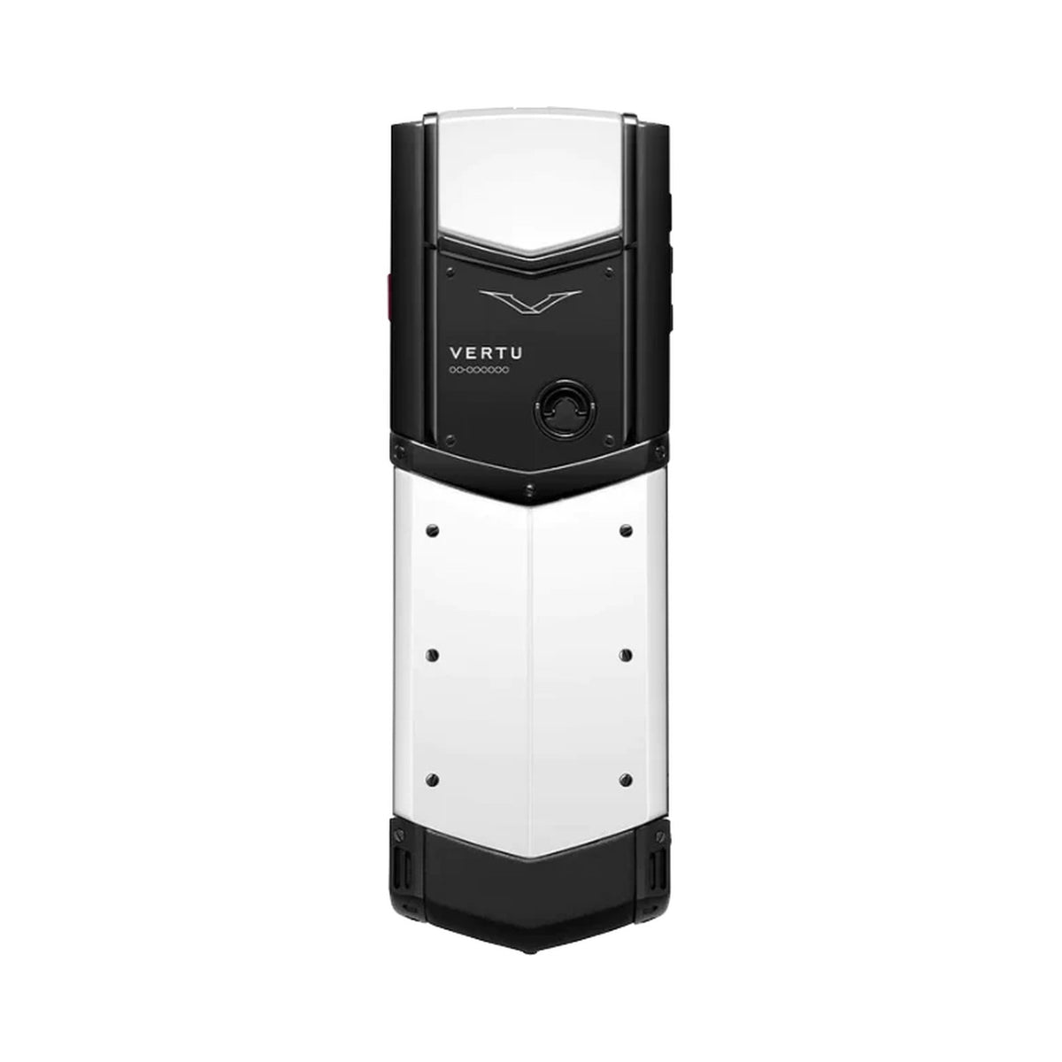 VERTU SIGNATURE V PHONE WHITE CALFSKIN CERAMIC KEYPAD, view 1