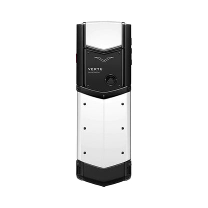 VERTU SIGNATURE V PHONE WHITE CALFSKIN CERAMIC KEYPAD, view 1