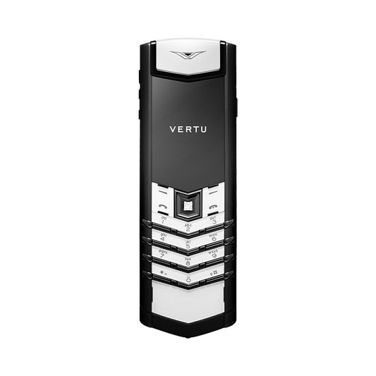 VERTU SIGNATURE V PHONE WHITE CALFSKIN CERAMIC KEYPAD, view 2