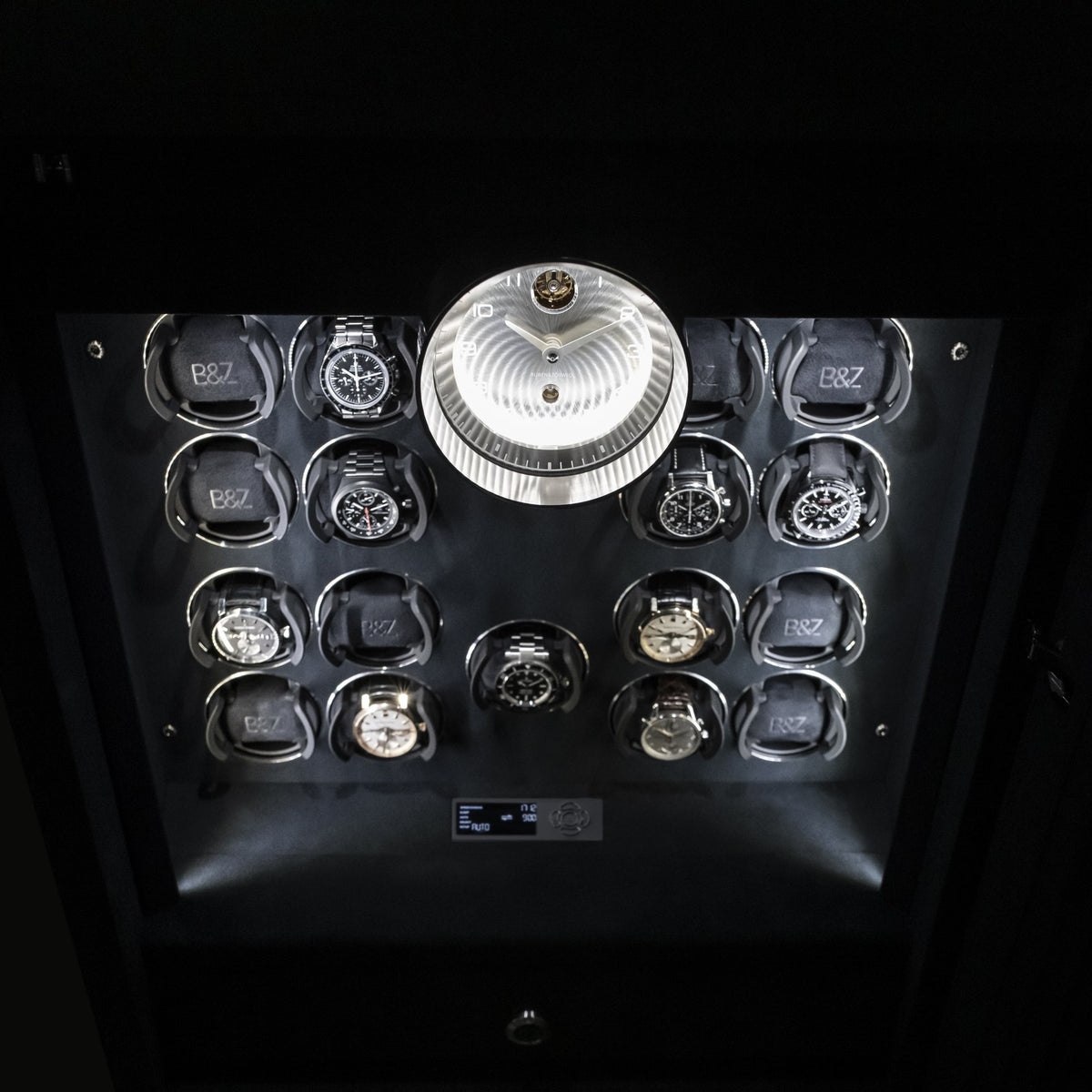 Buben & Zorweg Vision Inbuilt safe, B&Z Signature Clock