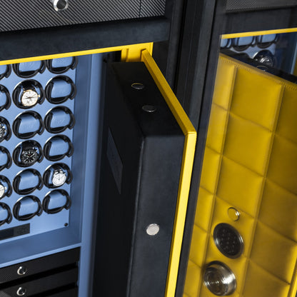 Buben & Zorweg Vision Standalone safe, Style Edition, leather and lock