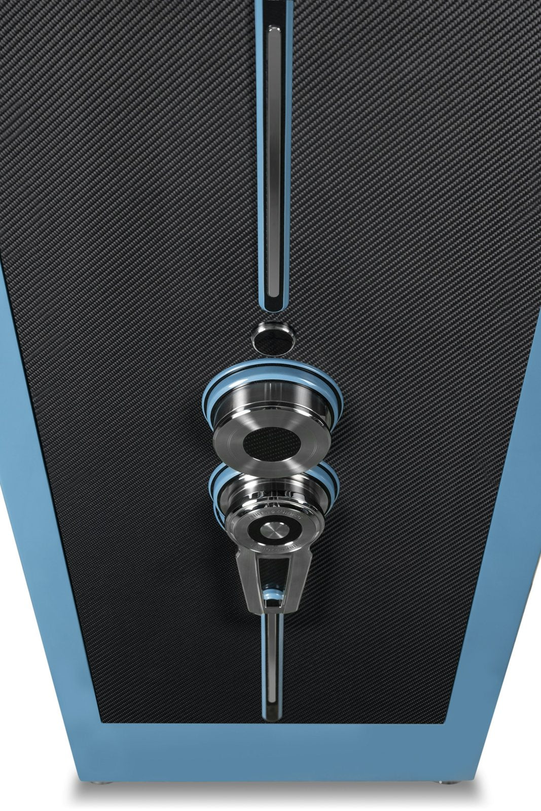 Buben & Zorweg Turbo safe, Shark Blue and carbon, door detail