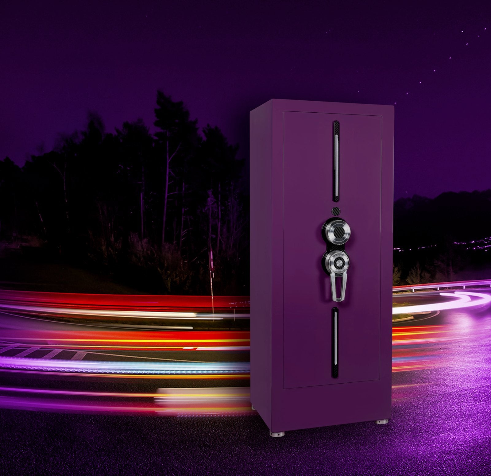 Buben & Zorweg Turbo safe, Dark Purple by night