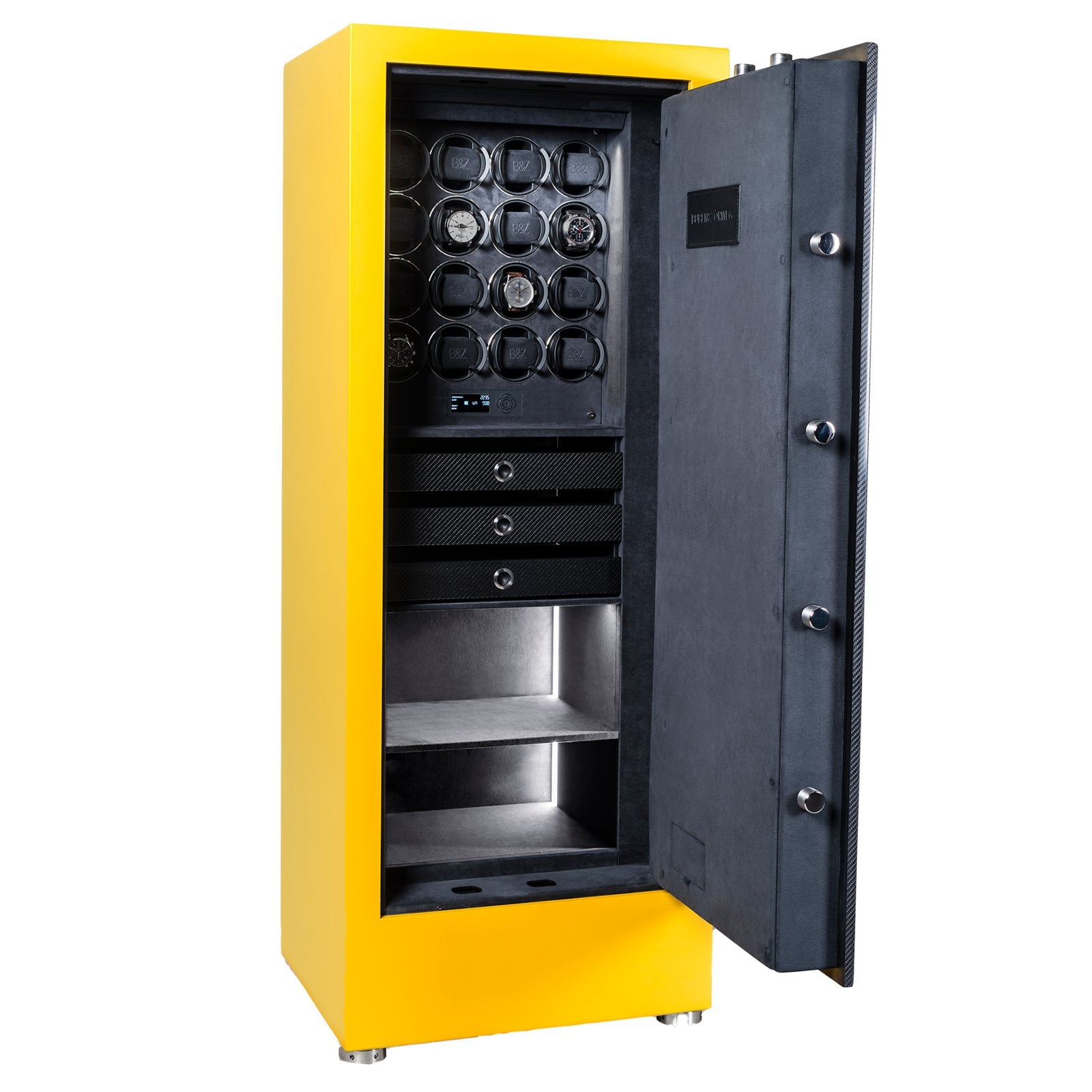 Buben & Zorweg Turbo safe, Racing Yellow, open door